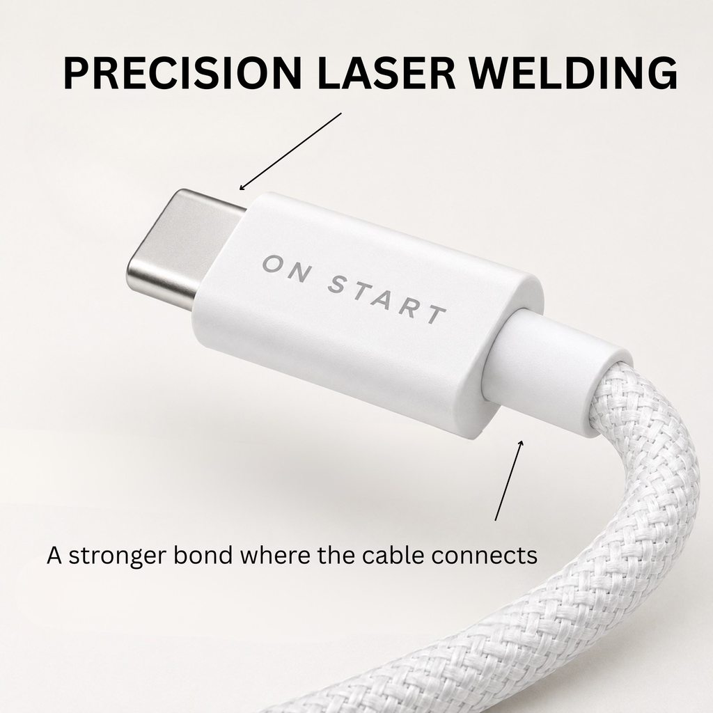 ON START USB-C to USB-C Fast Charging Cable 1M