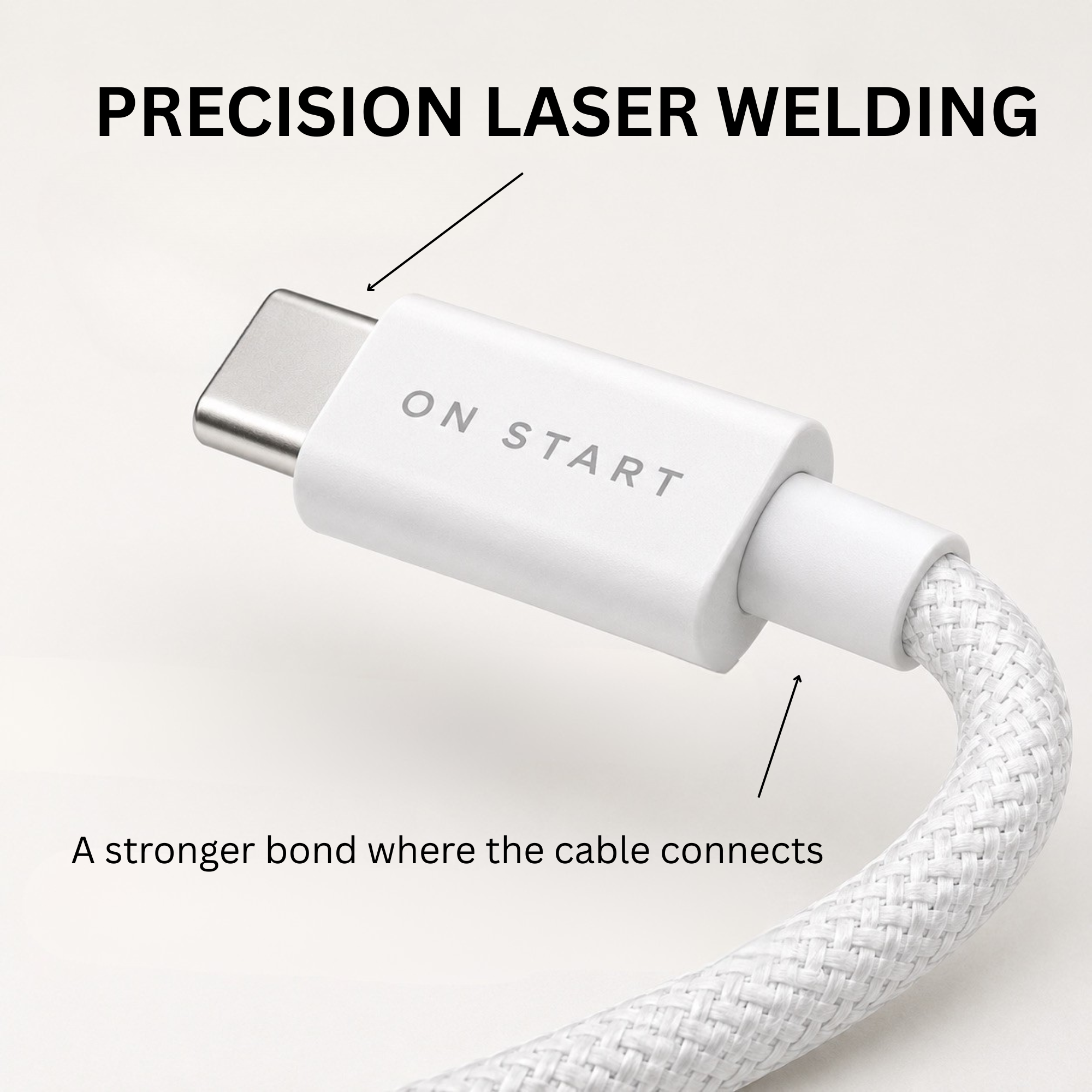 ON START USB-C to USB-C Fast Charging Cable 1M