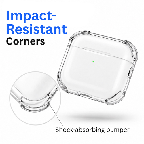 On Start AirPods 4 Clear Case - Crystal Series